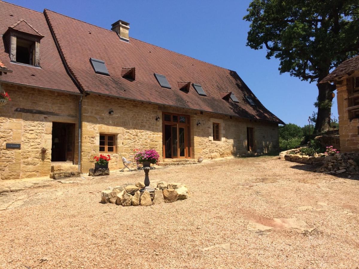 La Roussille - Oak Barn Villa Saint-Sulpice-d'Excideuil Exteriör bild